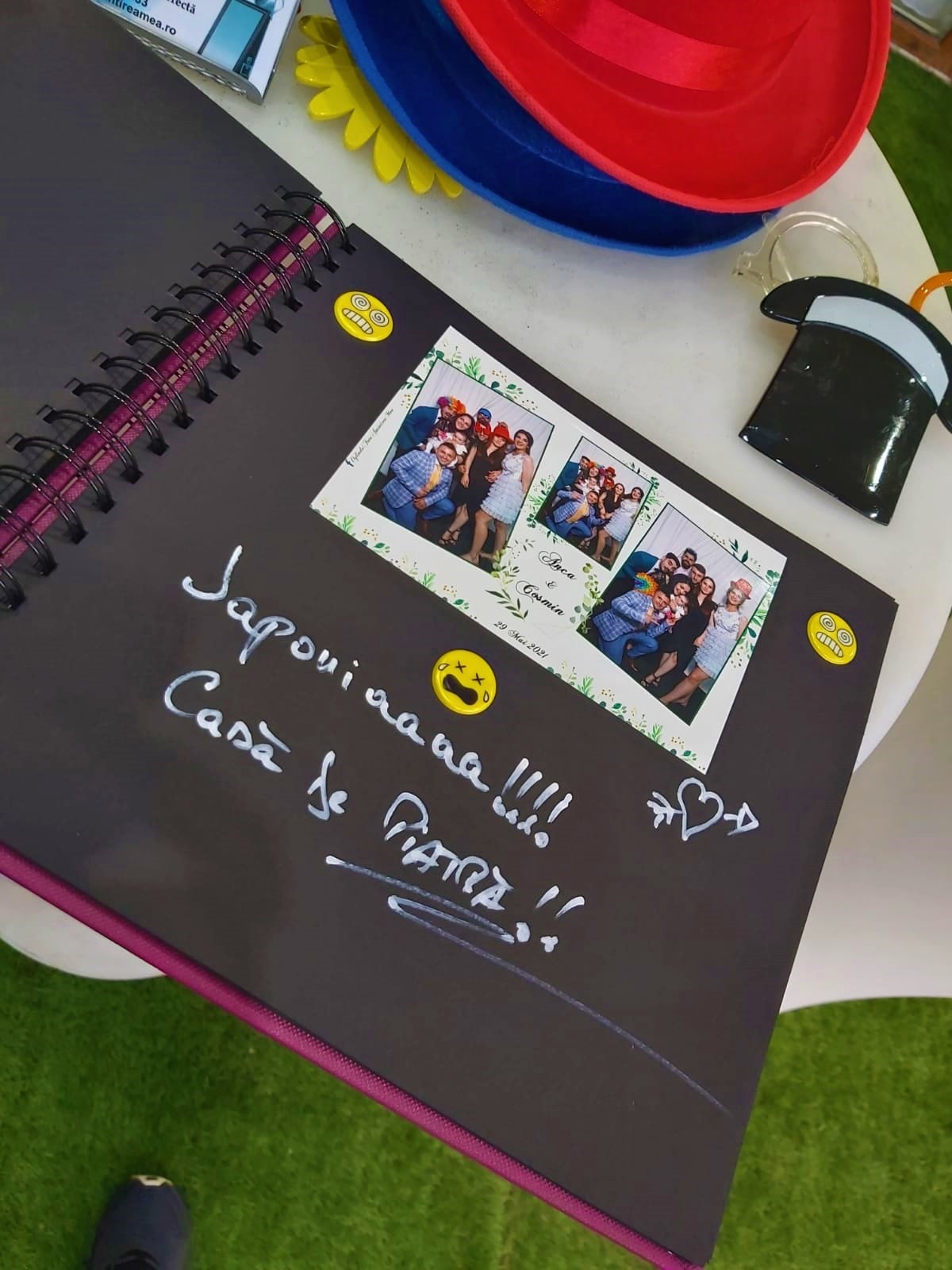 Oglinda foto nunta Bucuresti - cabina FotoTime